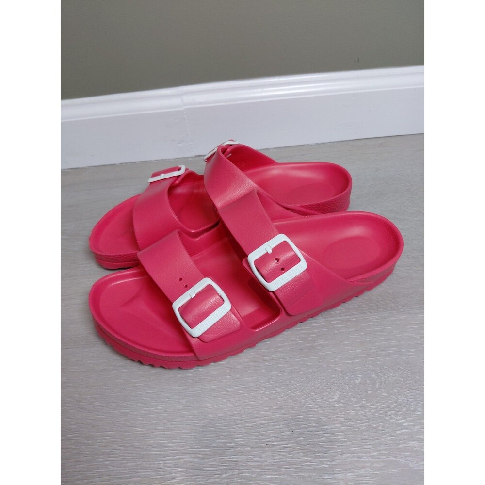 Birkenstock Arizona Essentials EVA Sandal Fucsia Rubber Size 40EU 9US